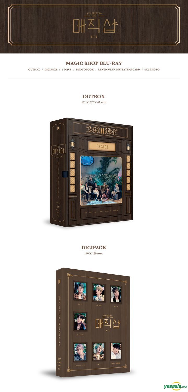 YESASIA: BTS 5th Muster MAGIC SHOP (Blu-ray) (4-Disc + Photobook +