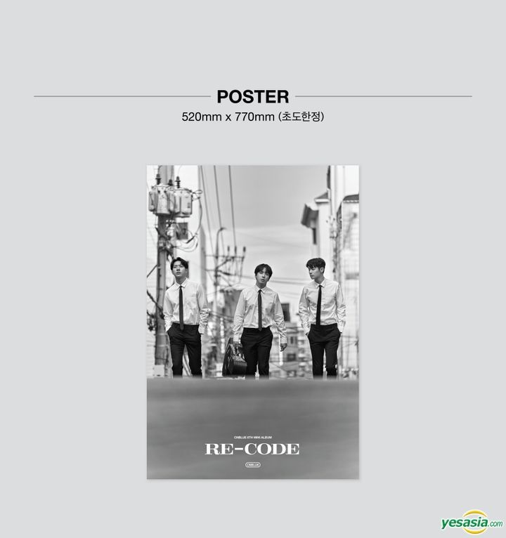 Yesasia Cnblue Mini Album Vol 8 Re Code Standard Version Poster