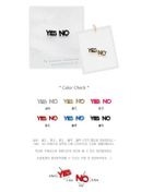 BTS & T.O.P (Big Bang) Style - YES NO Earrings (Gold)