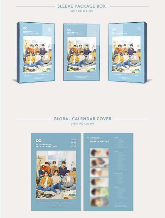 YESASIA: 2018 Infinite Season's Greetings MALE STARS,PHOTO