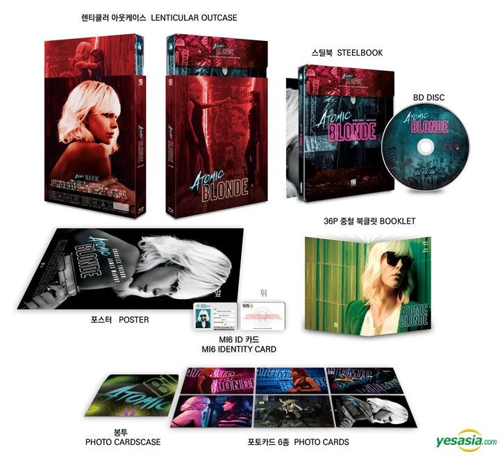 YESASIA: Atomic Blonde (Blu-ray) (Lenticular Steelbook Limited Edition ...