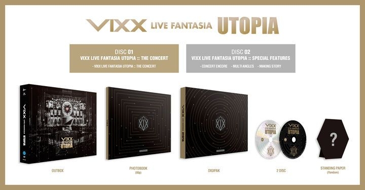 YESASIA: Vixx Live Fantasia Utopia (2DVD + Photobook) (Korea