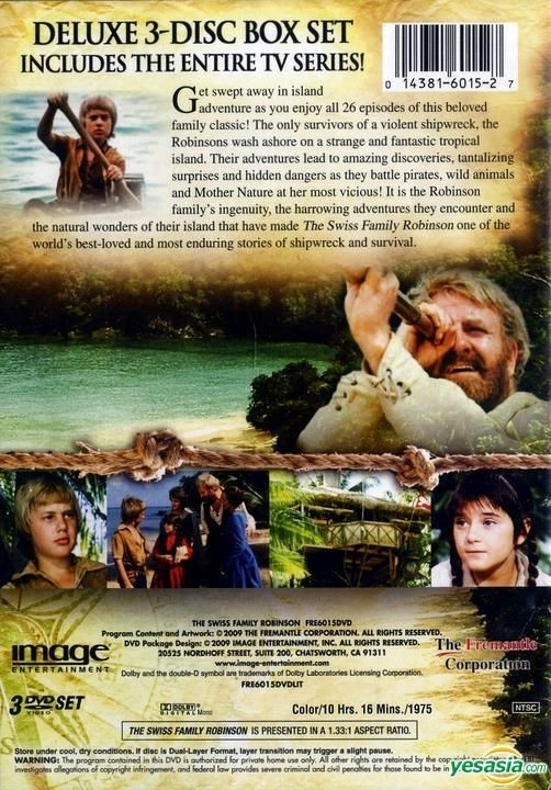 YESASIA: The Swiss Family Robinson (1975-1976) (DVD) (Deluxe 3-Disc Box ...