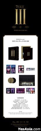 TWICE 4TH WORLD TOUR III IN SEOUL (Blu-ray + Photobook + Accordion Card + Sticker + Photo Card + Poster) (Korea Version)