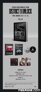 Stray Kids World Tour District 9 : Unlock in SEOUL (Blu-ray) (2-Disc + Photobook + Sticker + Print Photo) (Korea Version)