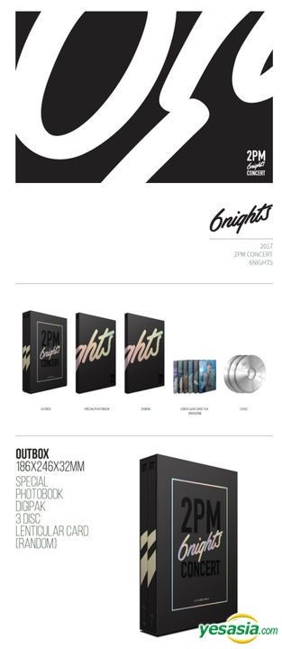 YESASIA : 2017 2PM CONCERT 6Nights (3DVD) (Special Photobook + 