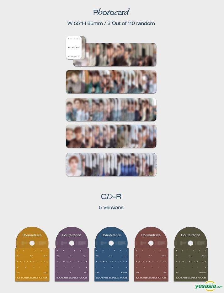 NU'EST Album Romanticize 全5種セット Nu'est - [Romanticize] (2nd