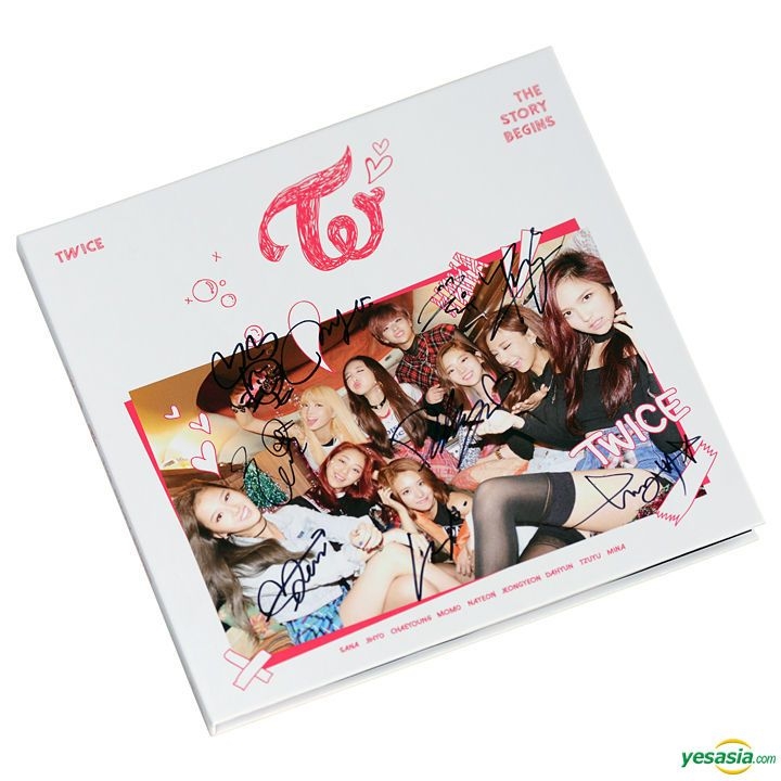 Yesasia Image Gallery Twice Mini Album Vol 1 The Story Begins All Members Autographed Cd Limited Edition North America Site