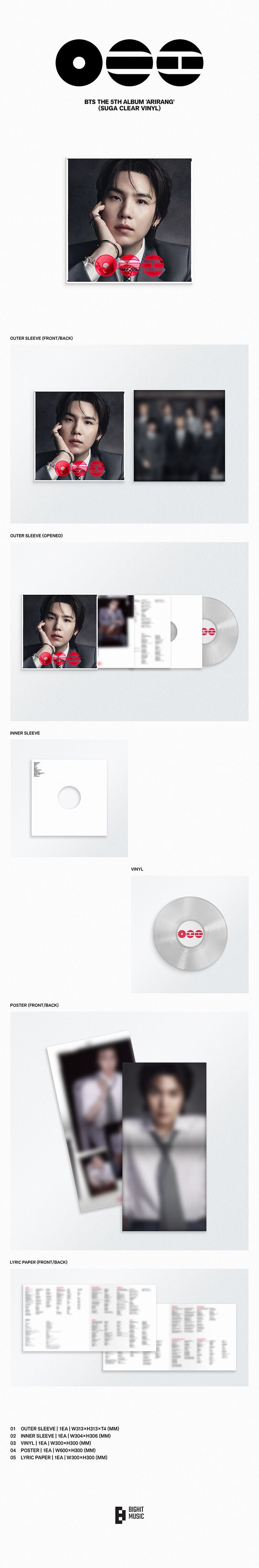 YESASIA: BTS Vol. 5 - ARIRANG (Standard Vinyl) (Set Version) Music