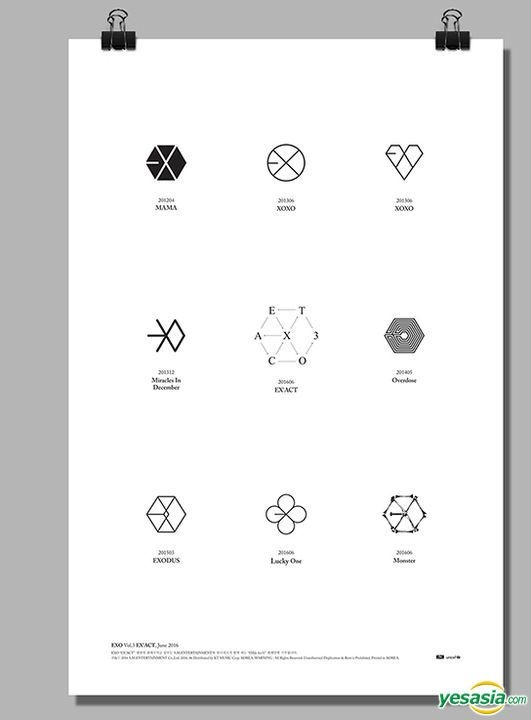 EXO Vol.3 EX'ACT ポスター YESASIA: Image Gallery - EXO Vol. 3 - Ex'act (Korean Version