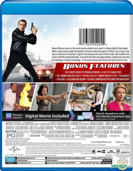 Агент Джонни Инглиш. (2003) Blu ray. Агент Джонни Инглиш DVD. Агент Джонни Инглиш Blu ray Cover. Агент Джонни Инглиш. (2003) Blu ray Cover. Страйк на английском