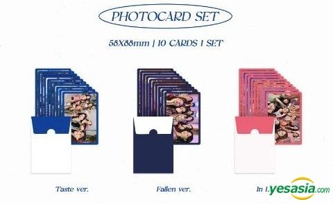 Image Gallery Twice Mini Album Vol 10 Taste Of Love Fallen Version Photo Card Set Fallen Version North America Site Yesasia