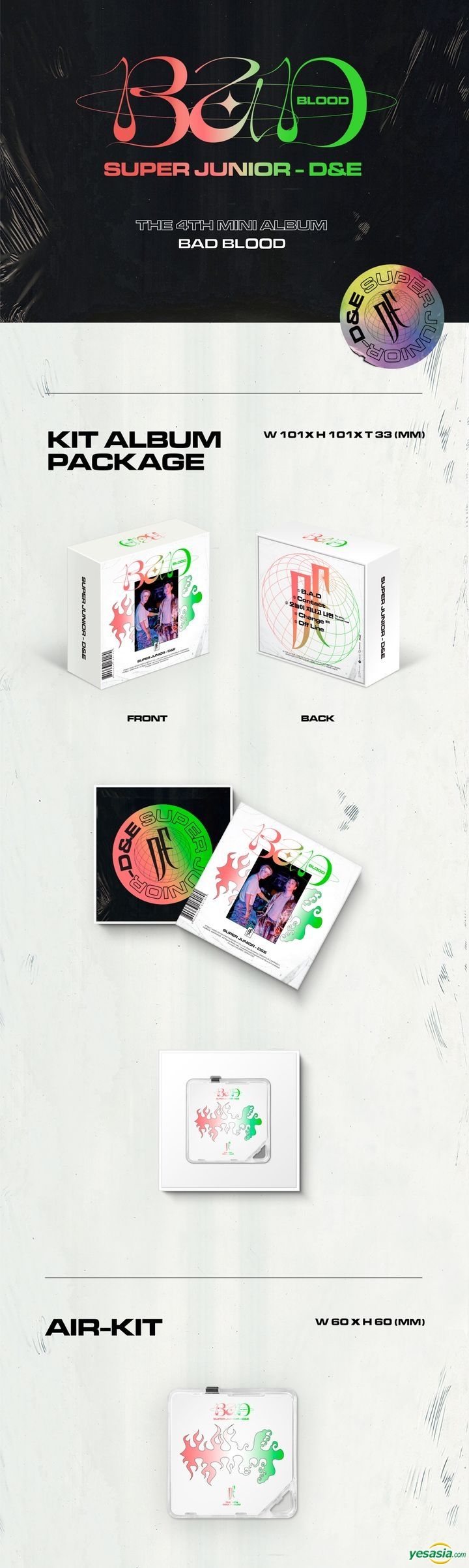 YESASIA: Image Gallery - Super Junior-D&E Mini Album Vol. 4 - BAD