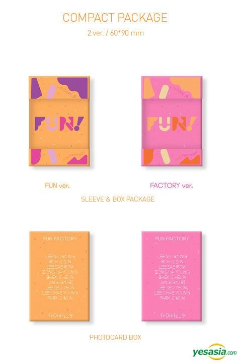 YESASIA: fromis_9 Single Album Vol. 1 - FUN FACTORY (Fun Version