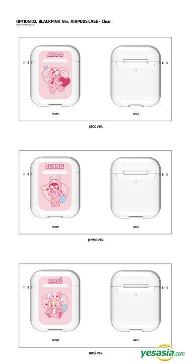 YESASIA: Image Gallery - BLACKPINK Character AirPods Case (Clear) (Blackpink )