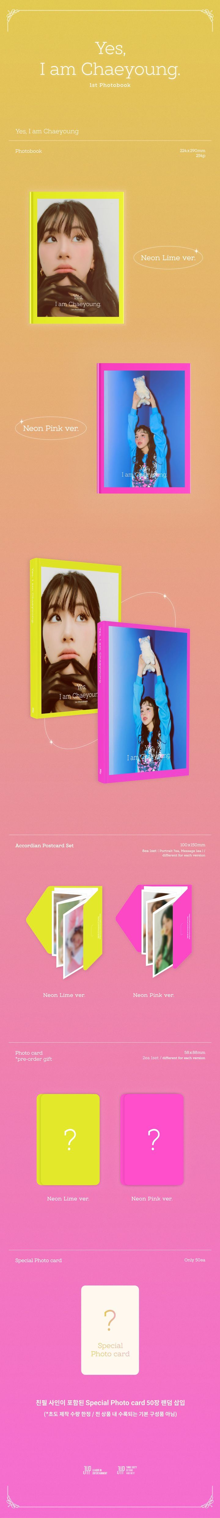 Yesasia: Twice: Chae Young Photobook - Yes, I Am Chaeyoung (neon Lime 