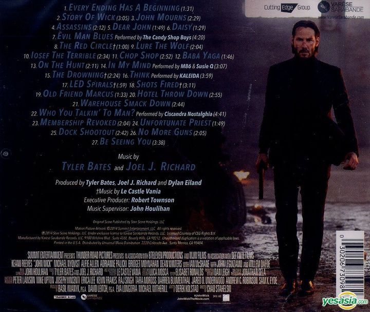 John Wick (2014) - Complete Soundtrack 