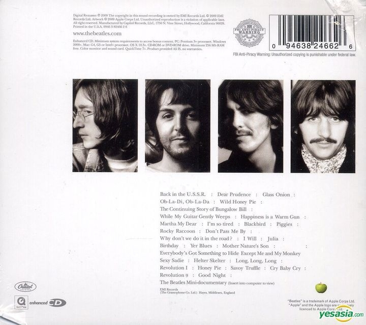 With The Beatles Remastered CD