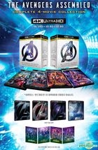 The Avengers Assembled Complete 4-Movie Collection (4K Ultra HD + 2D + 3D Blu-ray) (12-Disc) (Limited Edition)(Korea Version)