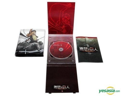  Attack On Titan: Complete Season One Collection [DVD] [Region2]  Requires a Multi Region Player : Movies & TV