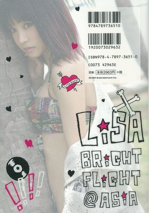 Yesasia Lisa Travel Photo Book Bright Flight Asia 寫真集 海報 寫真集 女明星 Lisa 日本明星精品 郵費全免