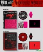 Weki Meki Single Album Vol. 1 - KISS, KICKS (KISS + KICKS Version) + 2 Posters in Tube