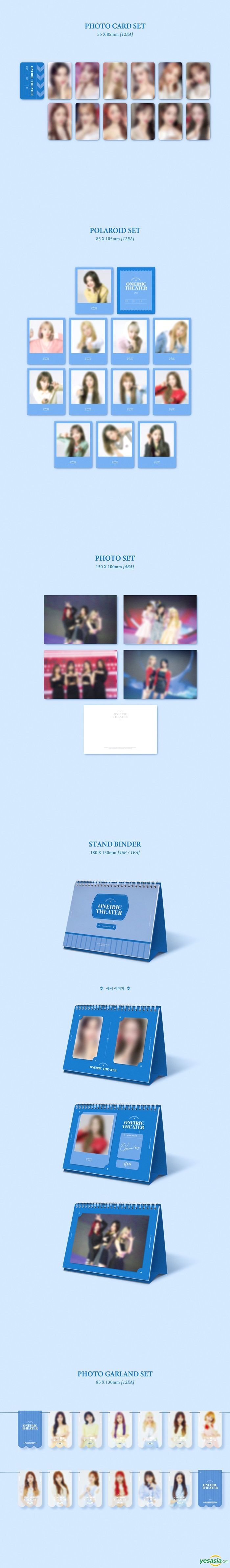 YESASIA : IZ*ONE Online Concert ONEIRIC THEATER (KiT Video + Pop-Up Out Box  + Photo Card Set + Polaroid Set + Photo Set + Stand Binder + Photo Garland  Set) (Korea Version) +