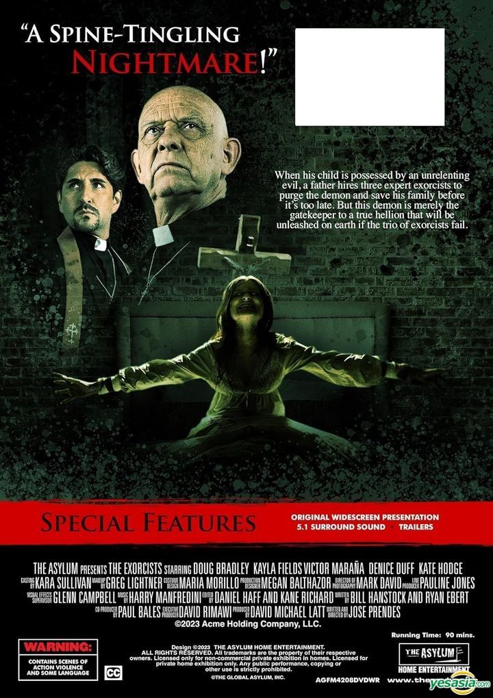 Yesasia The Exorcists 2023 Dvd 美國版 Dvd Doug Bradley Duff Denice 西方世界影畫 郵費全免 北美網站 4222