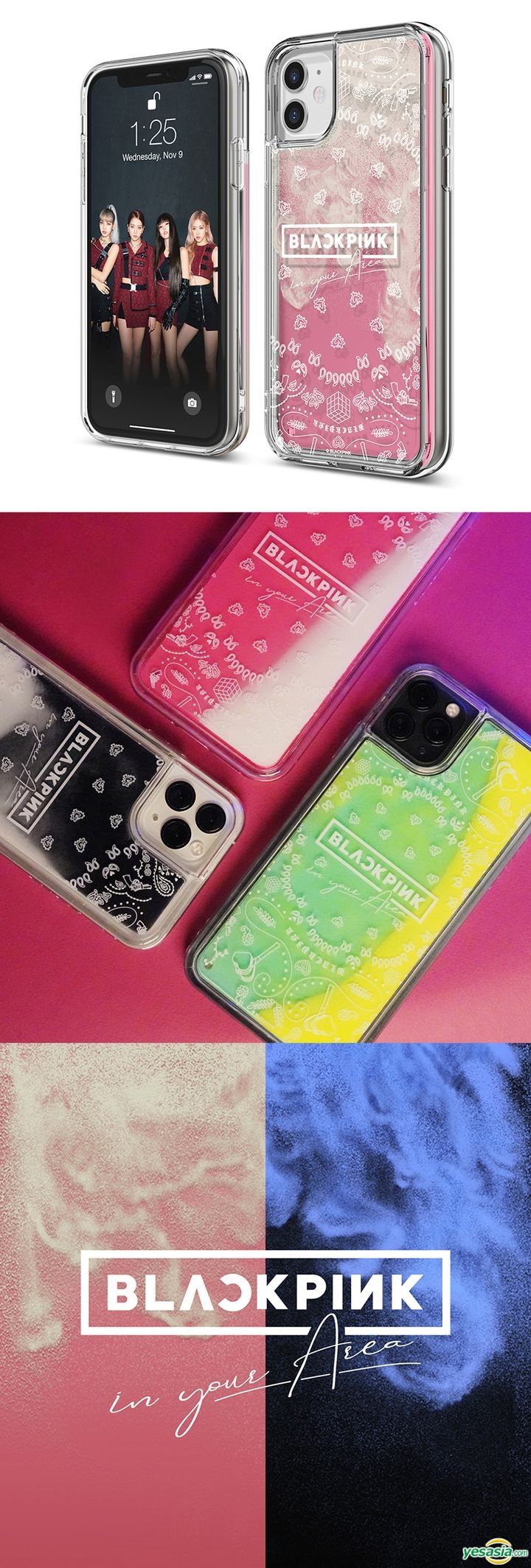 YESASIA BLACKPINK Elago iPhone 11 Sand Case (iPhone 11) (Pink) 精品