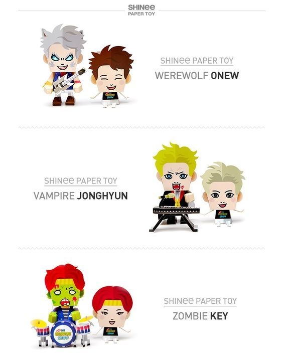 YESASIA: Image Gallery - SHINee - The Horror Show Paper Craft