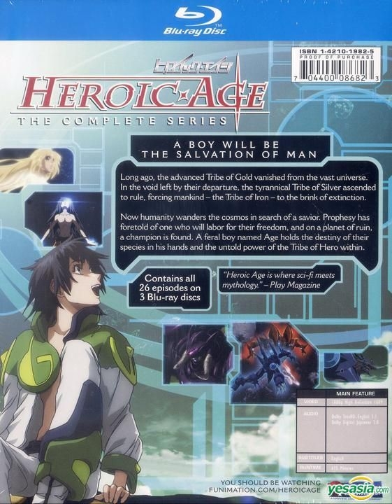 Heroic Age DVD Complete Collection Sold Out