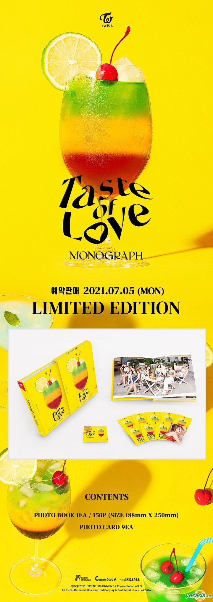 YESASIA: Twice Monograph - Taste of Love (Photobook + Photo Card