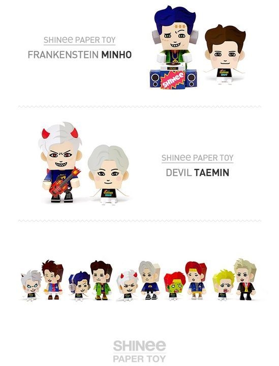 YESASIA: Image Gallery - SHINee - The Horror Show Paper Craft