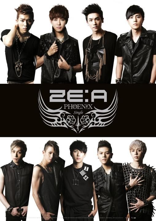 YESASIA: ZE:A Single Album - Phoenix + Poster in Tube Music - ZE:A