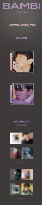 EXO: Baek Hyun Mini Album Vol. 3 - Bambi (Jewel Case Version) (Random Version) + Random Poster in Tube