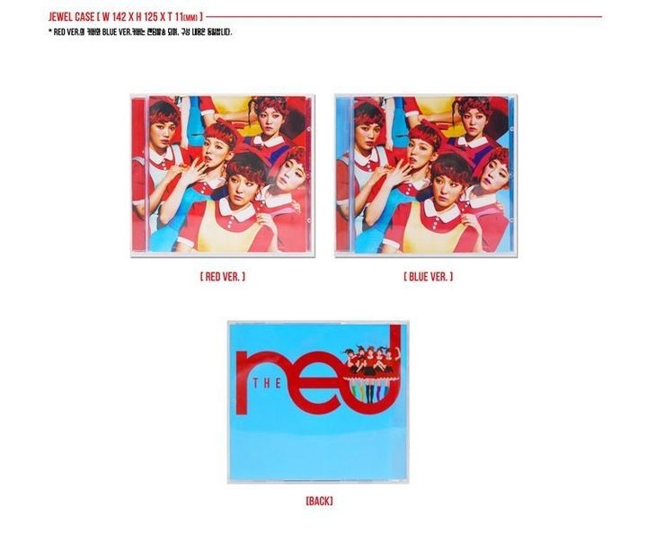 YESASIA: Red Velvet Vol. 1 - The Red + Random Poster in Tube Music