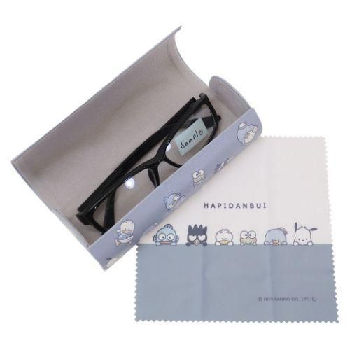 YESASIA Sanrio Characters Glasses Case with Cleaning Cloth (HAPIDANBUI