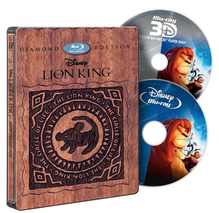 Yesasia The Lion King Blu Ray 2 Disc 2d 3d Steelbook First Press Limited Edition 1573