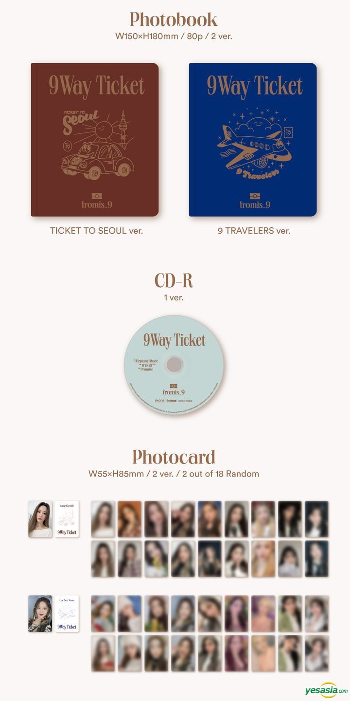 YESASIA: Image Gallery - fromis_9 Single Album Vol. 2 - 9 WAY