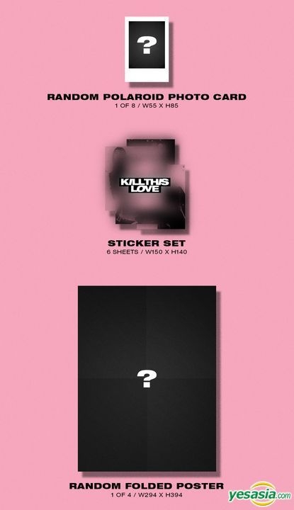 Yesasia Blackpink Mini Album Vol 2 Kill This Love Random Version Cd Blackpink Yg Entertainment Korean Music Free Shipping