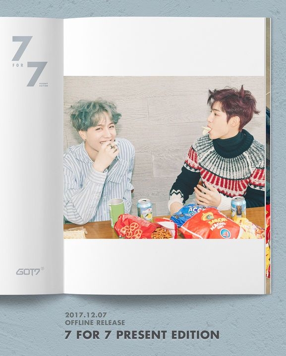 YESASIA: GOT7 - 7 for 7 (Present Edition) (Random Version) CD