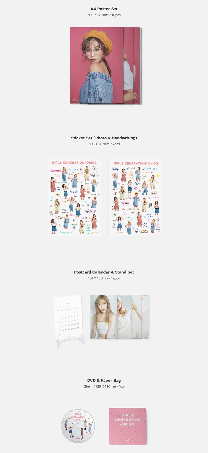 YESASIA: Girls' Generation-Oh!GG 2020 Season's Greetings CALENDAR