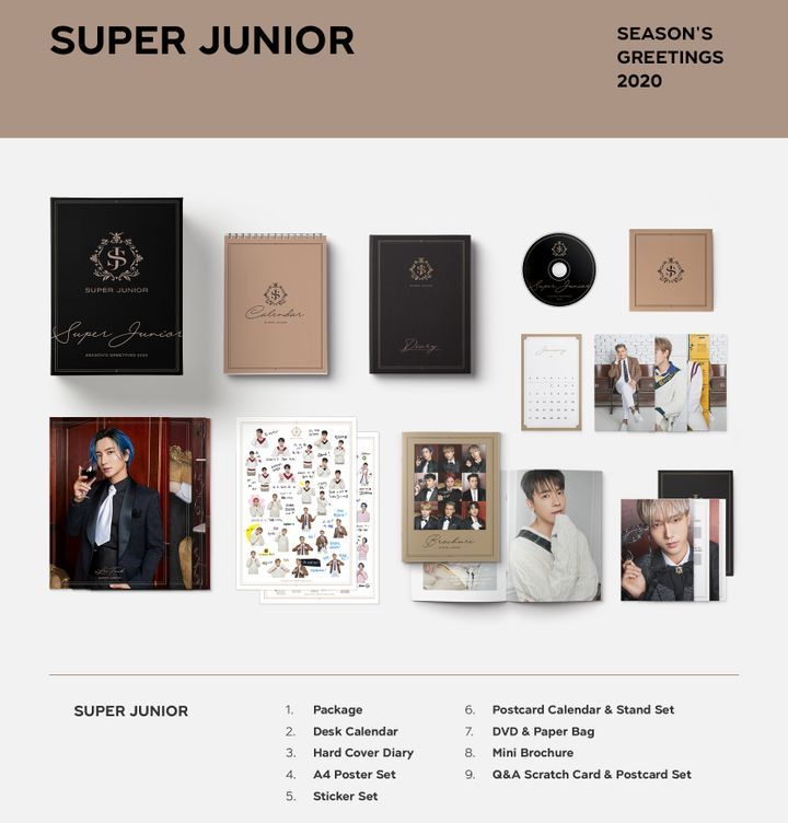 YESASIA: Super Junior 2020 Season's Greetings Celebrity Gifts,PHOTO