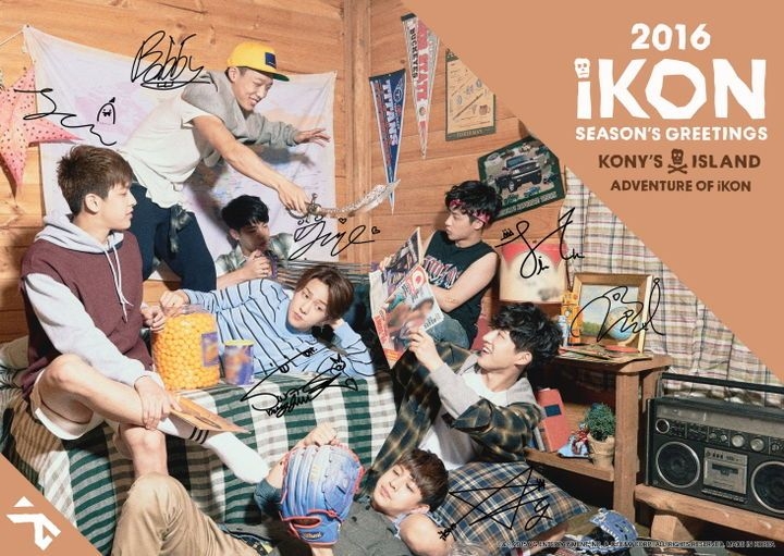 YESASIA: 2016 iKON Seasons Greetings (Limited Edition) + Poster in