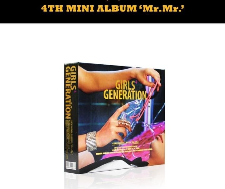 Mr OPTION Mr KPOP Girls' Generation SNSD 4th Mini Album POSTER CD 
