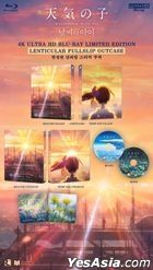Weathering With You (4K Ultra HD + Blu-ray) (Lenticular Full Slip Steelbook Limited Edition) (Korea Version)