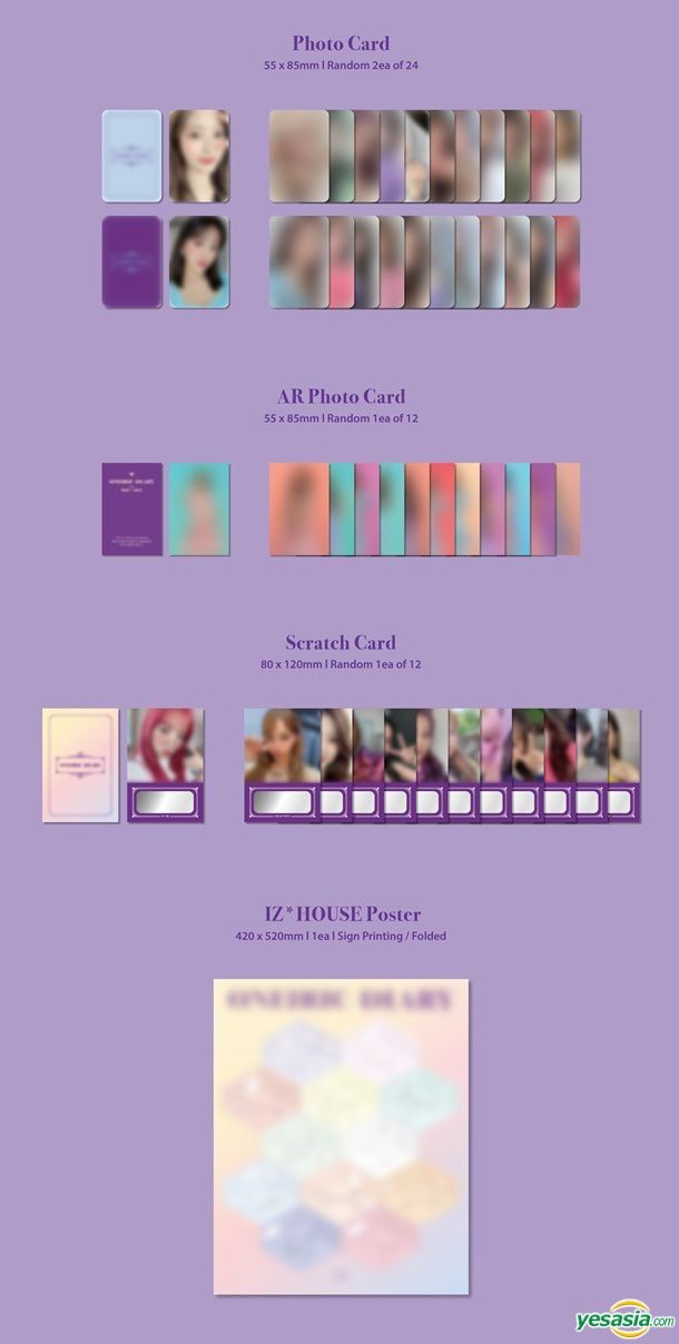 YESASIA: IZ*ONE Mini Album Vol. 3 - Oneiric Diary (3D Version) CD