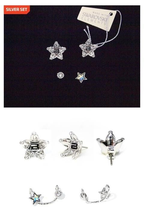 超激レアBIGBANG Swarovski Elements ピアス セット 超激レアBIGBANG Swarovski Elements ピアス セット 【公式通販】