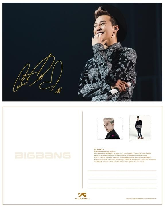 コレクション BIGBANG STAMPS 빅뱅 | BIGBANG SPECIAL STAMP SET ANNIVERSARY SPECIAL GOLD