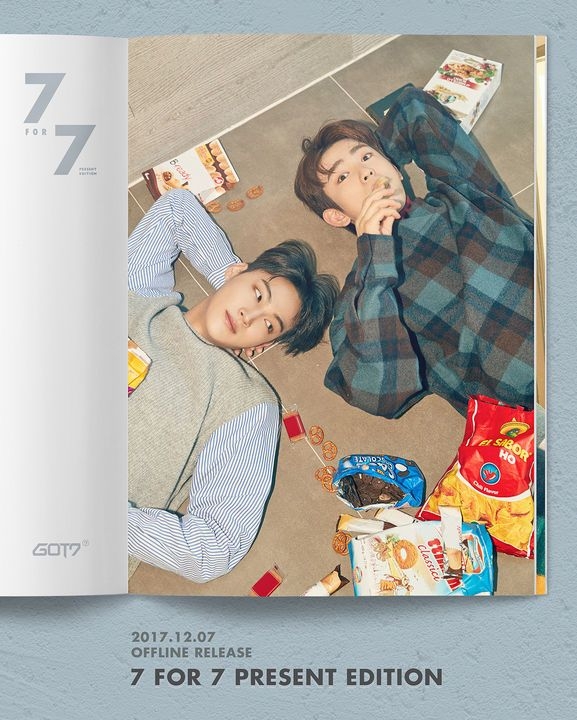 YESASIA: GOT7 - 7 for 7 (Present Edition) (Random Version) CD